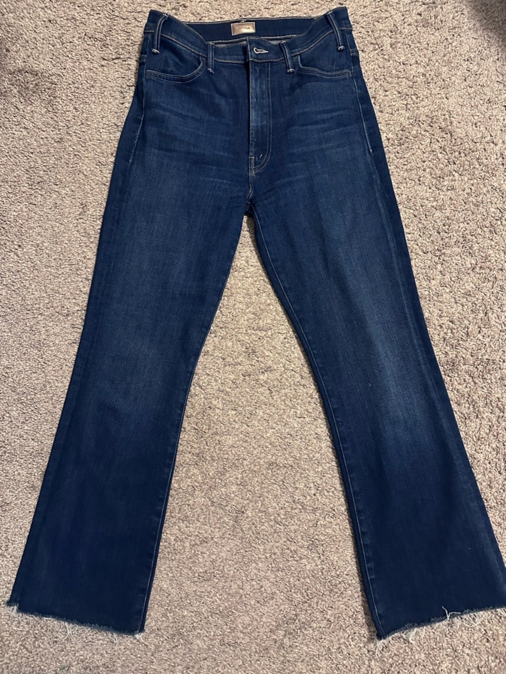 MOTHER dark indigo denim jeans